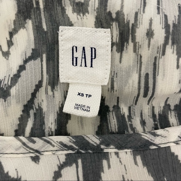 Gap Chevron Print Mini Dress Elastic Waist Sleeveless, Size XS - Picture 7 of 9